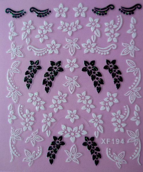 2 sheet nail wholesale nail stickers xf 3d stickers polish an optional companion thousands of models xf194, Black
2 sheet nail wholesale nail stickers xf 3d stickers polish an optional companion thousands of models xf194, Black