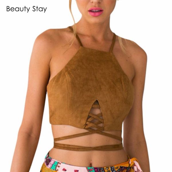 beautysty women summer faux leather suede tank vintage brown lace up camis causal night club party crop vest shirt, White
beautysty women summer faux leather suede tank vintage brown lace up camis causal night club party crop vest shirt, White