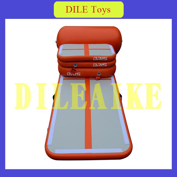 a set (include 6 pieces) inflatable air track air floor mats tumble track with one pump
a set (include 6 pieces) inflatable air track air floor mats tumble track with one pump