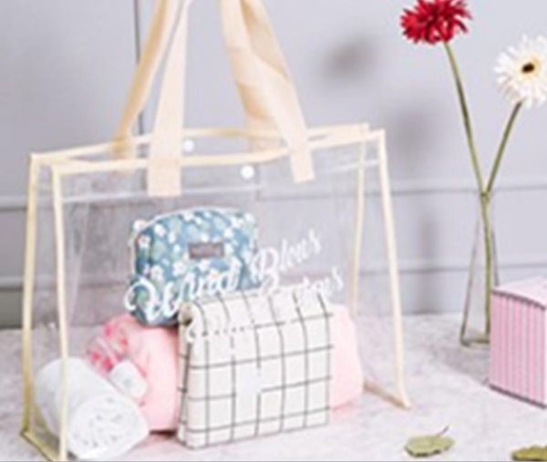 large capacity pvc summer swimming portable clothing fashion single shoulder transparent beach bag travel portable storage bag female
large capacity pvc summer swimming portable clothing fashion single shoulder transparent beach bag travel portable storage bag female