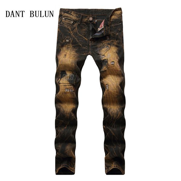 men casual vintage ripped jeans hip hop distressed punk retro denim trousers for male patchwork gold pants,9890, Blue
men casual vintage ripped jeans hip hop distressed punk retro denim trousers for male patchwork gold pants,9890, Blue