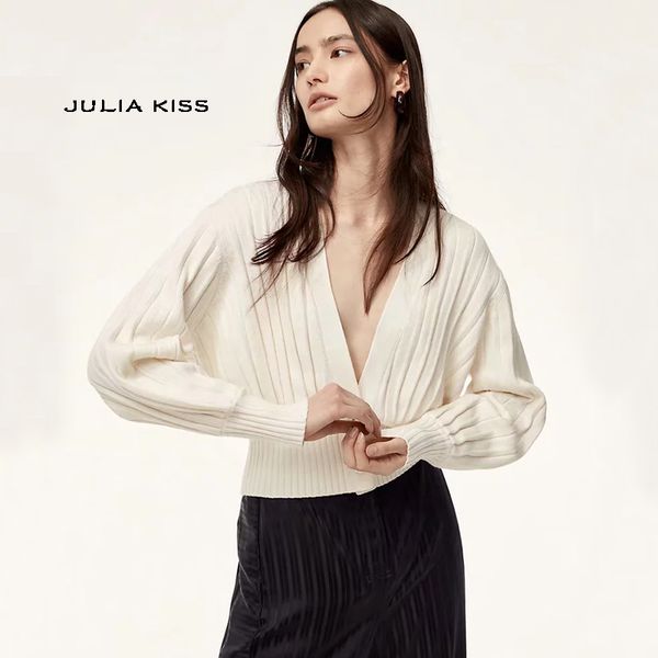 women deep v neck cropped cardigan drop shoulder ribbed knit cardigan, White;black
women deep v neck cropped cardigan drop shoulder ribbed knit cardigan, White;black