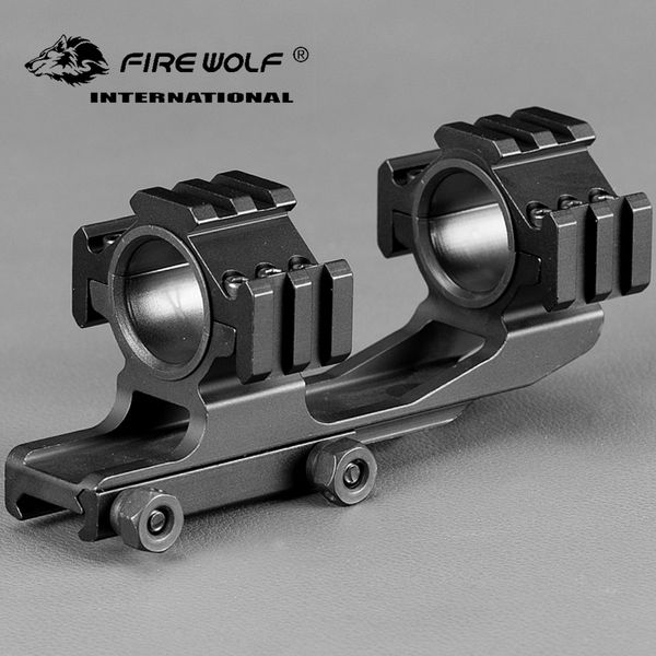 25.4/30mm Scope Mount Double Ring Cantilever Mount Riflescope Tri-Rail Three Side 20 Mm Weaver Rail Laser Torch
25.4/30mm Scope Mount Double Ring Cantilever Mount Riflescope Tri-Rail Three Side 20 Mm Weaver Rail Laser Torch