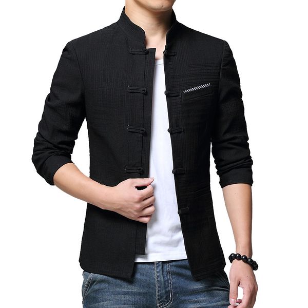 men's national wind jacket spring and autumn chinese jackets tang suit coon/men's casual chinese style buons linen tunic, Black;brown
men's national wind jacket spring and autumn chinese jackets tang suit coon/men's casual chinese style buons linen tunic, Black;brown