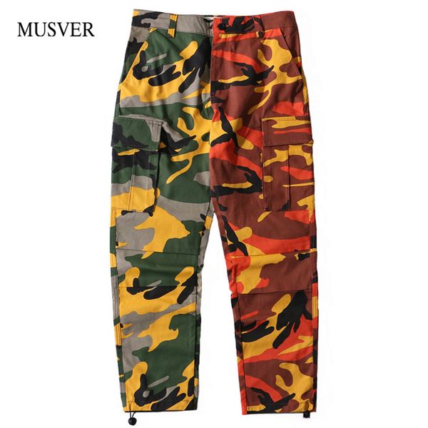 musver hip hop patchwork camouflage pants 2018 new two -tone cargo trouser casual cotton streetwear multi pockets pants, Black
musver hip hop patchwork camouflage pants 2018 new two -tone cargo trouser casual cotton streetwear multi pockets pants, Black