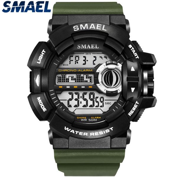 watches men smael casual fashion 5bar waterproof digital sports watch men led watch relogio masculino, Slivery;brown
watches men smael casual fashion 5bar waterproof digital sports watch men led watch relogio masculino, Slivery;brown