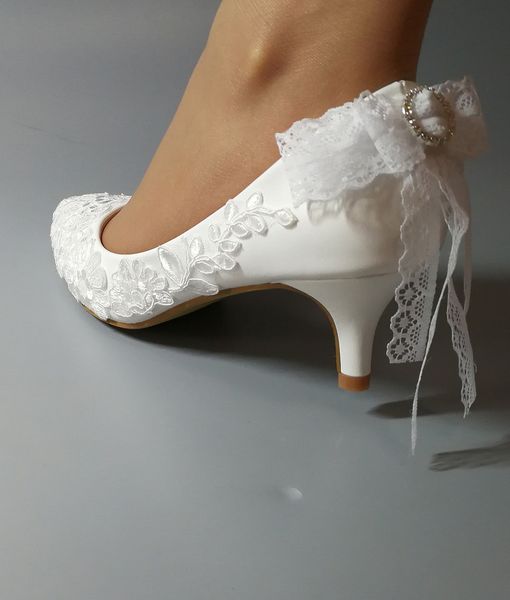 NEW Handmade Женщины Белые свадебные туфли балет кружева цветок невесты каблук обуви п
NEW Handmade Женщины Белые свадебные туфли балет кружева цветок невесты каблук обуви п