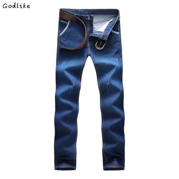 godlike 2018spring and autumn thin section men's fashion casual long slim slim fit jeans/men's fashion business casual pants, Blue 
godlike 2018spring and autumn thin section men's fashion casual long slim slim fit jeans/men's fashion business casual pants, Blue