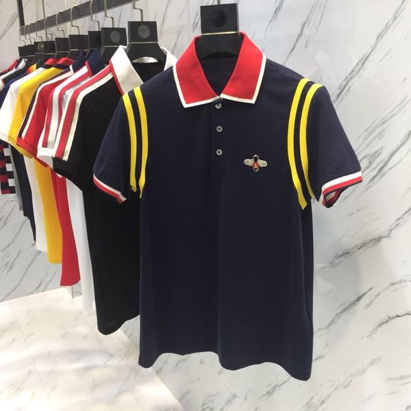 2018 brand polo polo good men shirt homme tee men's fashion short sleeve color quality pure embroidery bee camisa shirts srllq, Black
2018 brand polo polo good men shirt homme tee men's fashion short sleeve color quality pure embroidery bee camisa shirts srllq, Black