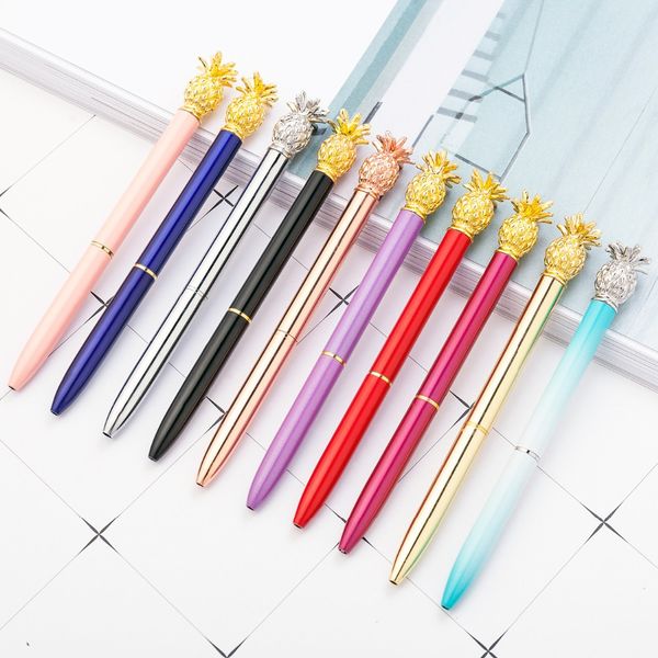 1000 pcs/lot new arrival metal rod rotating pineapple ballpoint pen commercial ball pen gift stationery can custom your logo, Blue;orange
1000 pcs/lot new arrival metal rod rotating pineapple ballpoint pen commercial ball pen gift stationery can custom your logo, Blue;orange