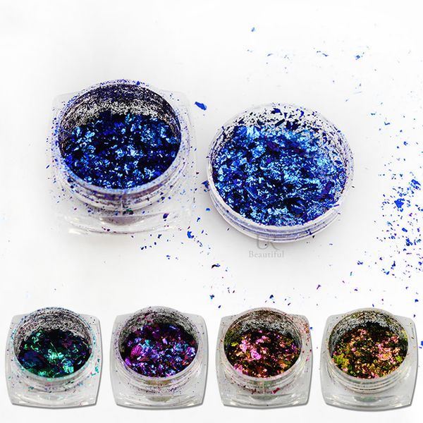 fashion 1box irregular chameleon flake magic effect sparkly nail glitter powder diy decoration dust gel manicure bebs01-06, Silver;gold
fashion 1box irregular chameleon flake magic effect sparkly nail glitter powder diy decoration dust gel manicure bebs01-06, Silver;gold