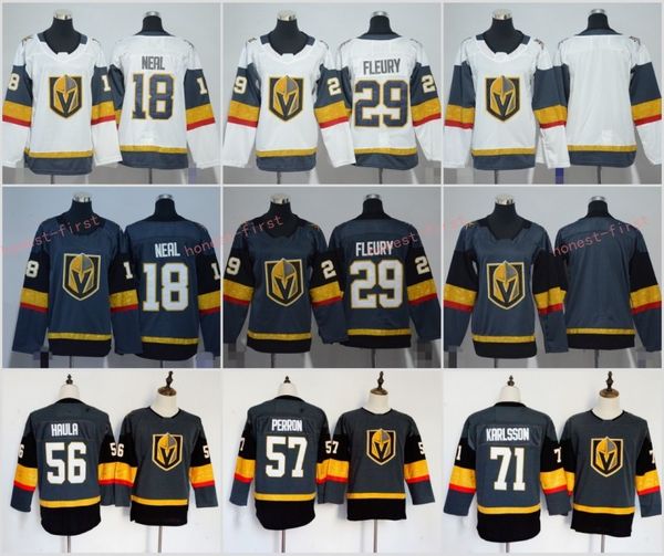 Men Women Youth Vegas Golden Knights 29 Marc-Andre Fleury 18 James Neal 56 Erik Haula 57 David Perron 71 William Karlsson Blank Kids Jerseys