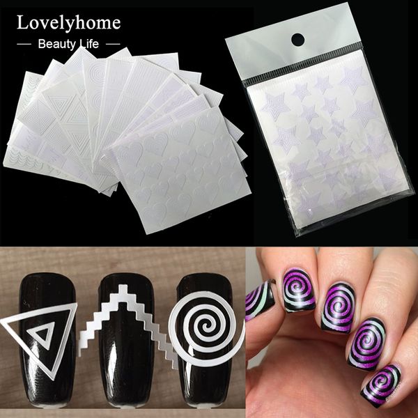 12pcs nails sticker stencil tips guide french swirls manicure nail art decals form fringe diy sencil 3d styling beauty tools, Black
12pcs nails sticker stencil tips guide french swirls manicure nail art decals form fringe diy sencil 3d styling beauty tools, Black