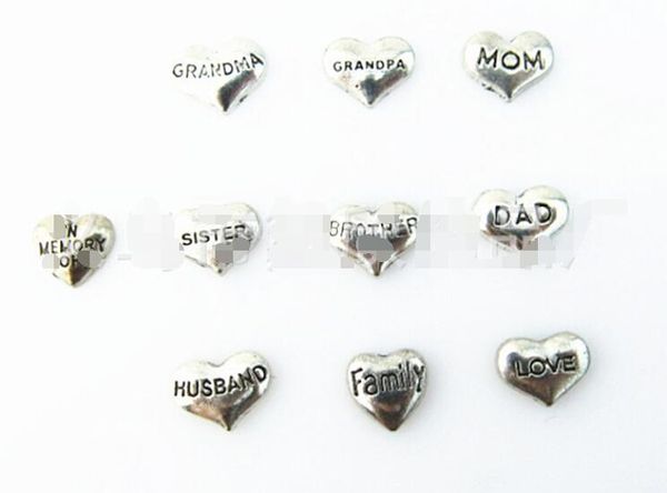 200pcs/lot multi style send randomly silver family heart shape diy charm accessories floating locket pendant jewelry 7mm*8mm, Bronze;silver
200pcs/lot multi style send randomly silver family heart shape diy charm accessories floating locket pendant jewelry 7mm*8mm, Bronze;silver