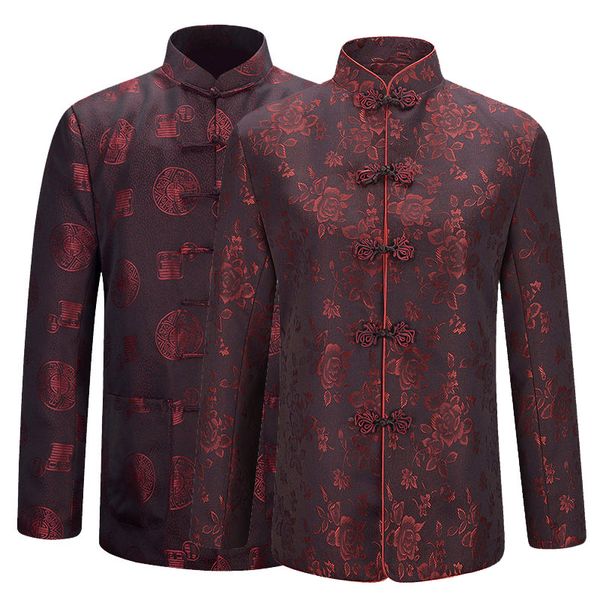 fall winter new chinese traditional woman&men thick jacket coat china longevity birthday gift new year gift for mother&father, Black;brown
fall winter new chinese traditional woman&men thick jacket coat china longevity birthday gift new year gift for mother&father, Black;brown
