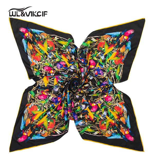 birds print silk scarf square big scarves pattern female silk shawl women fashionable quality stoles bandana 130*130 pz07, Blue;gray
birds print silk scarf square big scarves pattern female silk shawl women fashionable quality stoles bandana 130*130 pz07, Blue;gray