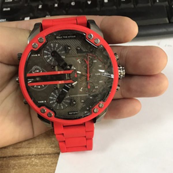 Sports Mens Watches Double pointer Big Dial Display 52mm Top Brand Luxury watch Quartz Watch Steel Band 7370 Fashion Wristwatches DS
Sports Mens Watches Double pointer Big Dial Display 52mm Top Brand Luxury watch Quartz Watch Steel Band 7370 Fashion Wristwatches DS