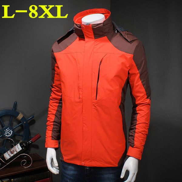 men's jackets big size 8xl 7xl 6xl 5xl man winter waterproof two-in-one jacket zipper hoodie cotton padding coat trekking trave, Black;brown
men's jackets big size 8xl 7xl 6xl 5xl man winter waterproof two-in-one jacket zipper hoodie cotton padding coat trekking trave, Black;brown