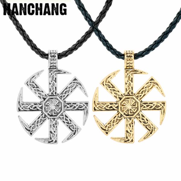 nordic viking slavic amulet irish pendant necklace knot compass rune necklace leather chain jewelry colar, Silver
nordic viking slavic amulet irish pendant necklace knot compass rune necklace leather chain jewelry colar, Silver