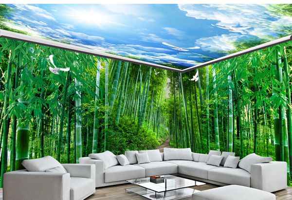 custom retail 3d bamboo forest full house background wall lush bamboo forest natural fresh bird flying mural
custom retail 3d bamboo forest full house background wall lush bamboo forest natural fresh bird flying mural