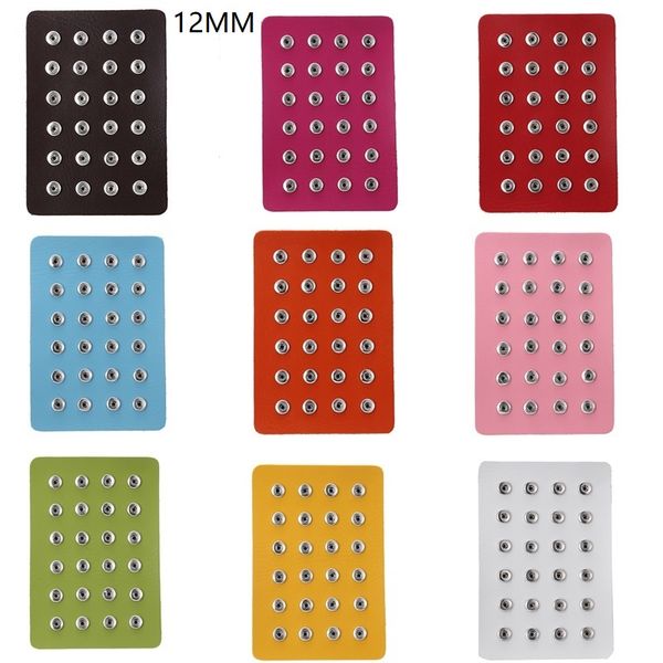 noosa 12mm snap button display 10 colors black leather snap display for 24 pcs chunks snap jewelry display holder
noosa 12mm snap button display 10 colors black leather snap display for 24 pcs chunks snap jewelry display holder