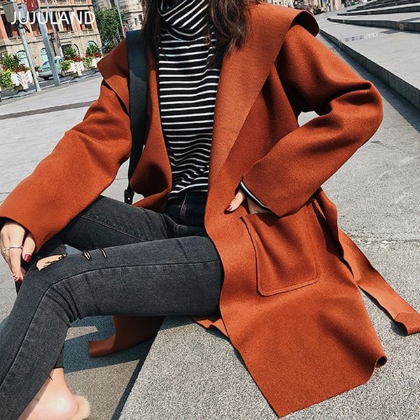 jujuland 2018 autumn new women's casual trench coat oversize adjustable waist outwear loose clothing plus size style, Tan;black
jujuland 2018 autumn new women's casual trench coat oversize adjustable waist outwear loose clothing plus size style, Tan;black