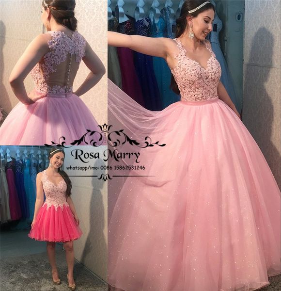 Блестящие розовые сладкие 16 платьев Quinceanera 2019 бальное платье с кружевом и съемной
Блестящие розовые сладкие 16 платьев Quinceanera 2019 бальное платье с кружевом и съемной