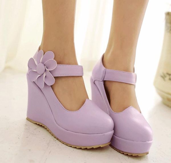 send 2017 spring new style single shoes shallow mouth slope heel water proofing round head thick bottom women's shoes, Black
send 2017 spring new style single shoes shallow mouth slope heel water proofing round head thick bottom women's shoes, Black