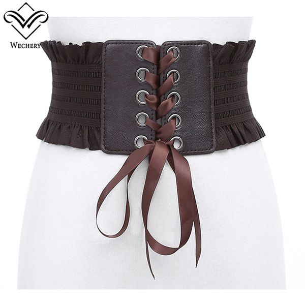 wechery waist trainer women gothic underbust bustiers lace up tummy slimming belly belt corset outside belts waister, Black;white
wechery waist trainer women gothic underbust bustiers lace up tummy slimming belly belt corset outside belts waister, Black;white