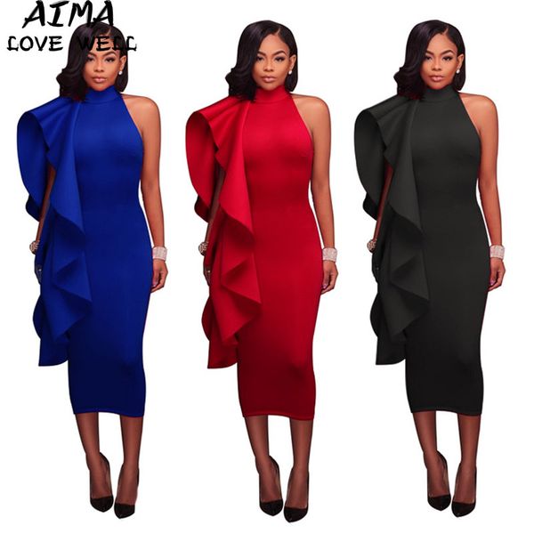 2018 new style spring dress women halter slim sleeveless patchwork ruffles bodycon vestidos celebrity party dress clubwear, White;black
2018 new style spring dress women halter slim sleeveless patchwork ruffles bodycon vestidos celebrity party dress clubwear, White;black