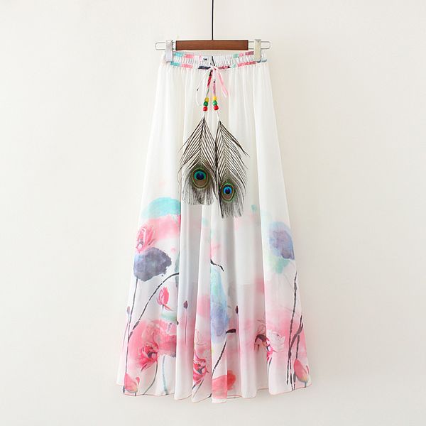 summer bohemian long skirt chiffon vintage faldas largas elegant print saia longa ladies casual maxi skirts women clothes, Black
summer bohemian long skirt chiffon vintage faldas largas elegant print saia longa ladies casual maxi skirts women clothes, Black