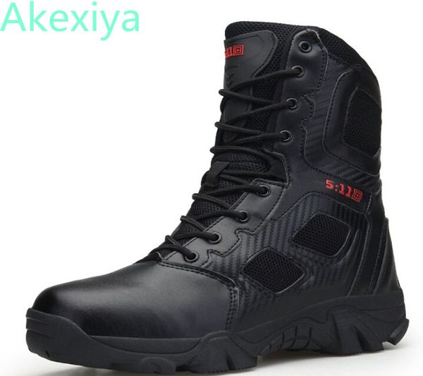 

outdoor climbing hiking boots men wear-resisting non-slip waterproof tactical walking mountain climbing sports sneakers