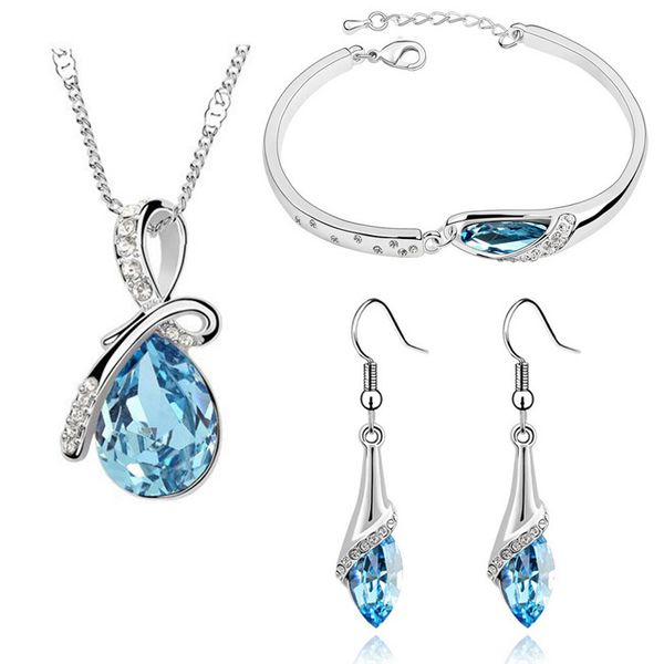 price austria zircon crystal necklace/earrings/bracelet jewelry sets fashion women crystal necklace jewelry set mix color free, Black
price austria zircon crystal necklace/earrings/bracelet jewelry sets fashion women crystal necklace jewelry set mix color free, Black