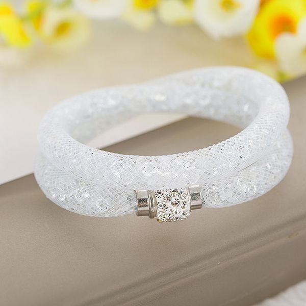 1pc mesh net double bracelet of fashion charm crystal bracelets for women wrap bracelet, Black
1pc mesh net double bracelet of fashion charm crystal bracelets for women wrap bracelet, Black