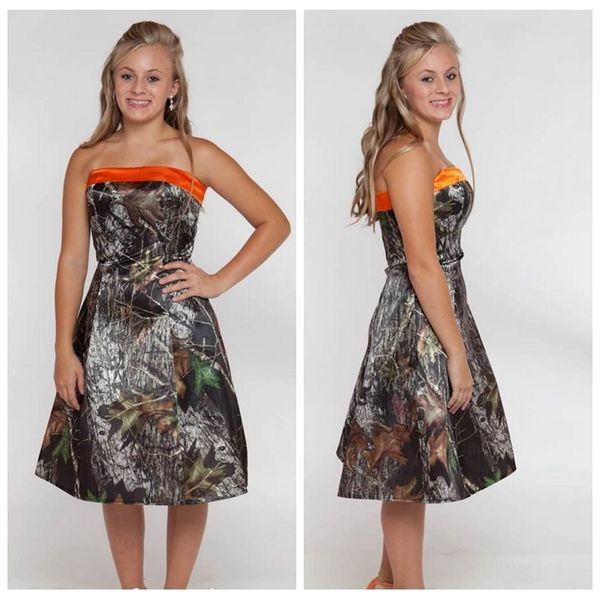 strapless country 2019 short camo vestidos de bridesmaid dresses orange camouflage short honor of maid formal wear bandage back cheap, White;pink
strapless country 2019 short camo vestidos de bridesmaid dresses orange camouflage short honor of maid formal wear bandage back cheap, White;pink