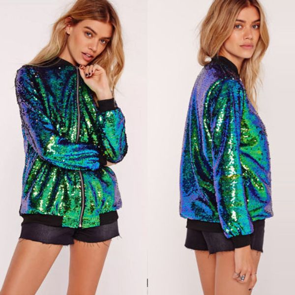 2018 fashion women casual sequin jacket ladies coat long sleeve zipper suit outwear coat autumn clothes, Black;brown
2018 fashion women casual sequin jacket ladies coat long sleeve zipper suit outwear coat autumn clothes, Black;brown