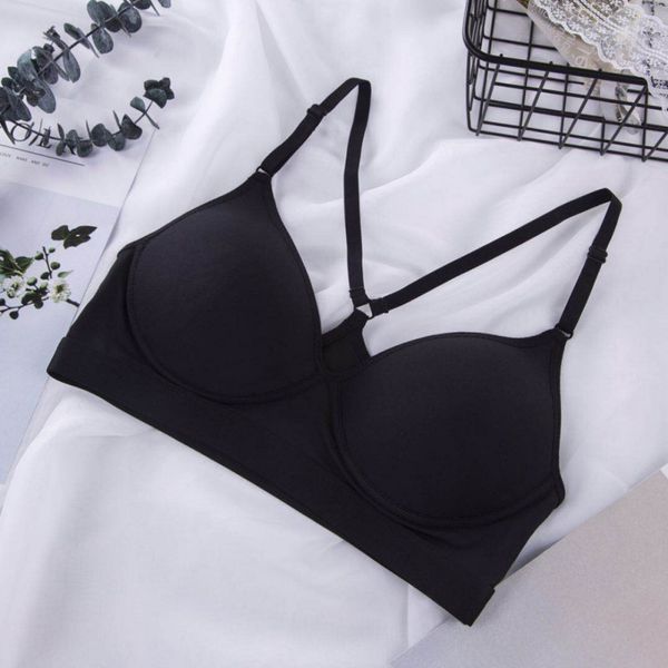 efinny women bra female clothing one-piece back shoulder straps wire solid 3/4 cup leisure home bra, Red;black
efinny women bra female clothing one-piece back shoulder straps wire solid 3/4 cup leisure home bra, Red;black