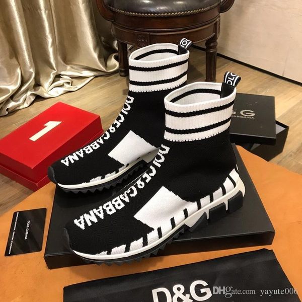 18ss brand designer women knitting sock boots pointed high heel of 9.5cm f brand womens thigh knee high boots breathable elastic boots 38-44, Black
18ss brand designer women knitting sock boots pointed high heel of 9.5cm f brand womens thigh knee high boots breathable elastic boots 38-44, Black