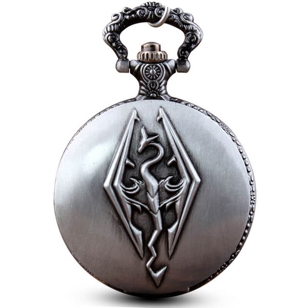 elder scrolls skyrim pocket watches chains retro engraved dragon quartz pocket watch necklace pendent gifts reloj de bolsillo, Slivery;golden
elder scrolls skyrim pocket watches chains retro engraved dragon quartz pocket watch necklace pendent gifts reloj de bolsillo, Slivery;golden