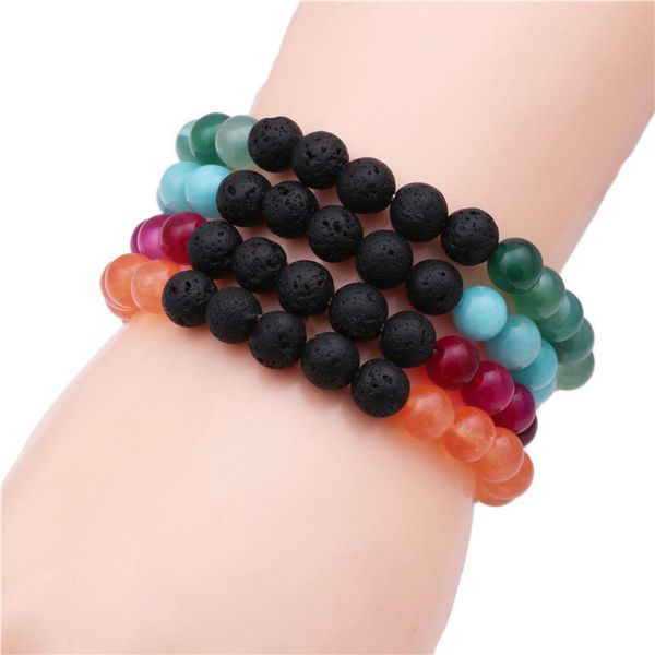 7 colors agate 8mm black lava stone bracelet diy aromatherapy essential oil diffuser bracelet jewelry, Golden;silver
7 colors agate 8mm black lava stone bracelet diy aromatherapy essential oil diffuser bracelet jewelry, Golden;silver