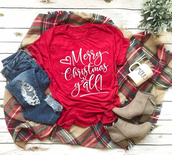 merry christmas y'all t-shirt holiday gift women fashion celebrate aesthetic tumblr slogan red pretty cotton casual shirt tees, White
merry christmas y'all t-shirt holiday gift women fashion celebrate aesthetic tumblr slogan red pretty cotton casual shirt tees, White