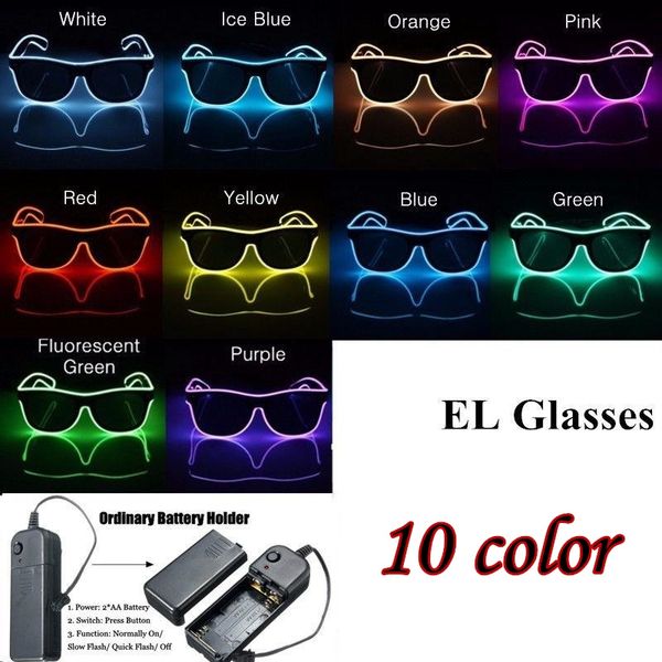 dazzle el wire glass beautiful shine led toys nightclub show flash glasses for party/halloween/ birthdays/festivals el luminous glasses
dazzle el wire glass beautiful shine led toys nightclub show flash glasses for party/halloween/ birthdays/festivals el luminous glasses