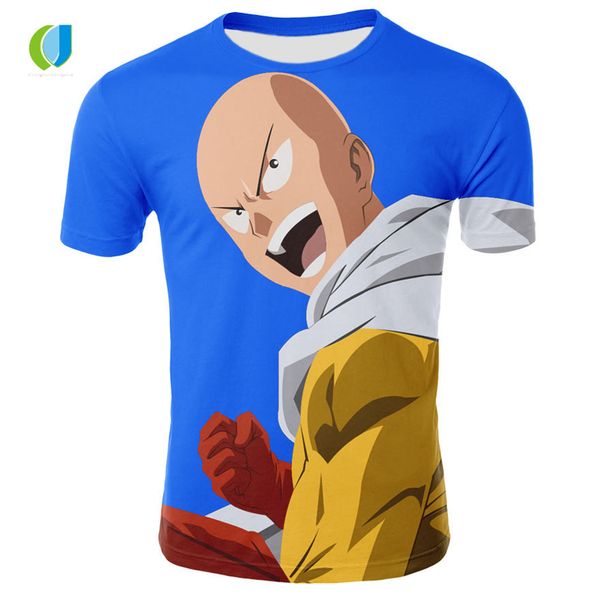 2018 anime men's punch3d printing t-shirt fashion new men's street short-sleeved t-shirt, White;black
2018 anime men's punch3d printing t-shirt fashion new men's street short-sleeved t-shirt, White;black