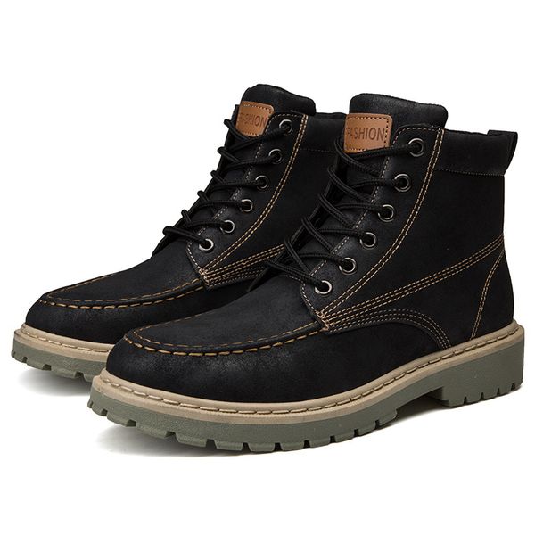 autumn new korean fashion teen martin men's boots snow retro casual men's winter men's boots, Black
autumn new korean fashion teen martin men's boots snow retro casual men's winter men's boots, Black