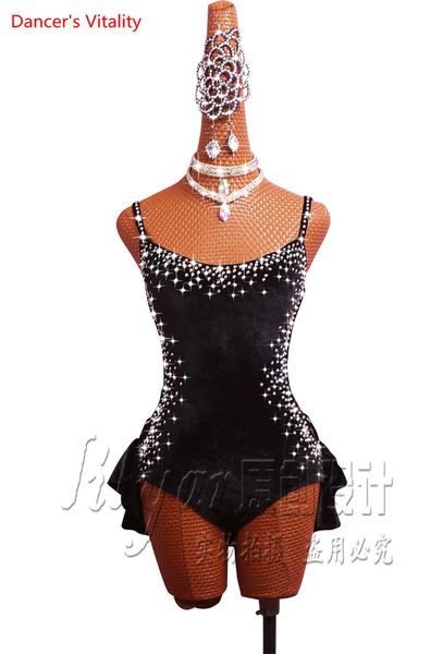 Tailored rhine tone ruffled backle latin dance dre 2018 profe ional performance rumba chacha amba dre de igned for ladie 
Tailored rhine tone ruffled backle latin dance dre 2018 profe ional performance rumba chacha amba dre de igned for ladie