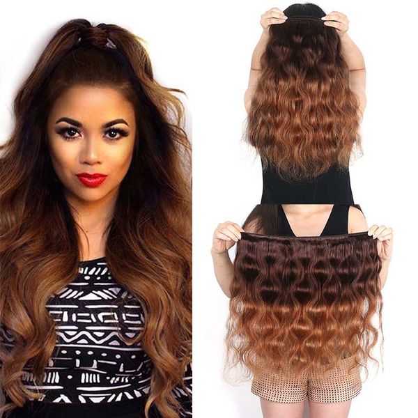 ombre brazilian human hair extensions two tone 4/30# dark brown blonde peruvian malaysian brazilian body wave hair weave bundles, Black
ombre brazilian human hair extensions two tone 4/30# dark brown blonde peruvian malaysian brazilian body wave hair weave bundles, Black