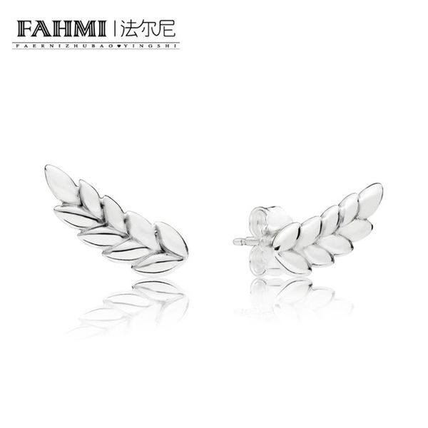 fahmi 100% 925 sterling silver 297730 curved grains earring studs wild exquisite lucky original women's jewelry, Golden;silver
fahmi 100% 925 sterling silver 297730 curved grains earring studs wild exquisite lucky original women's jewelry, Golden;silver