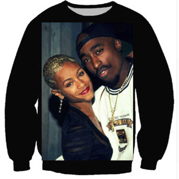 новая мода женщины / мужчины черный рэпер тупак 2pac harauku стиль смешные 3d печатных crewneck кофты толстовки k50, Black
новая мода женщины / мужчины черный рэпер тупак 2pac harauku стиль смешные 3d печатных crewneck кофты толстовки k50, Black