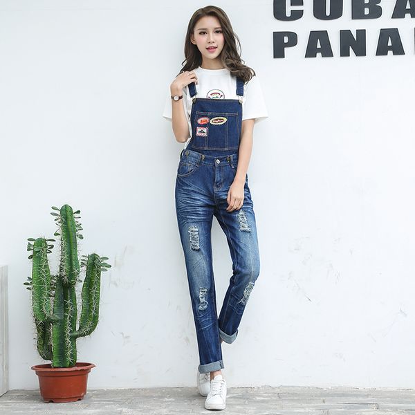 full sizes womens jumpsuit denim overalls women 2018 new casual strap hole ripped jeans two use overalls, Black;white
full sizes womens jumpsuit denim overalls women 2018 new casual strap hole ripped jeans two use overalls, Black;white
