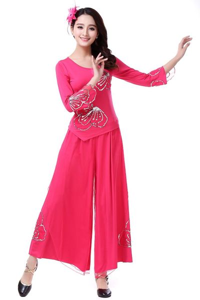 2018 spring and summer ladies square dance costume suit new embroidered middle-aged costumes performance costumes m-6xl, Black;red
2018 spring and summer ladies square dance costume suit new embroidered middle-aged costumes performance costumes m-6xl, Black;red